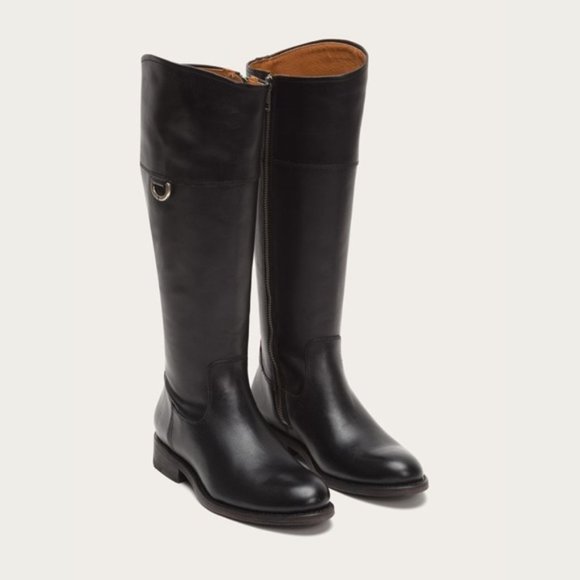 Frye Shoes - NWT Frye Jayden D Ring Black Leather Riding Boot